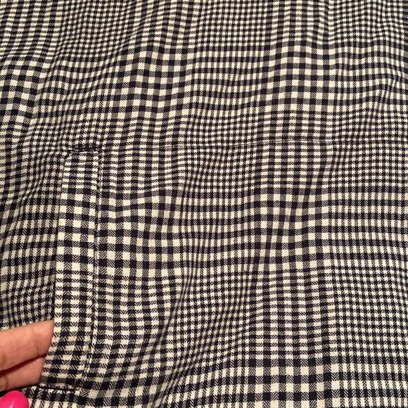 Toad & Co Shirt Dress Women M Plaid Hartland Short Sleeve Kangaroo Pocket - Picture 2 of 7